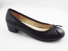 good quality round toe women flat fahsion dress shoes with bowtie