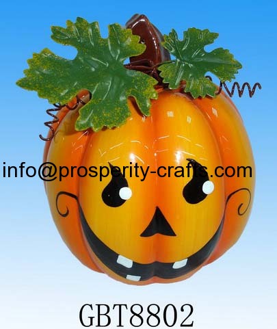 Ceramic / Dolomite Halloween Pumpkin