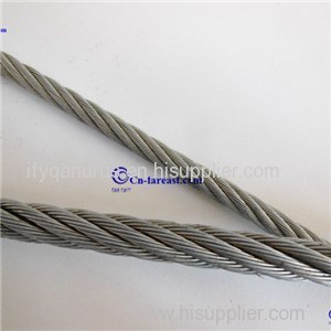 Electrical Galvanized Steel Wire Rope 6*19