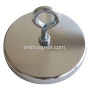 White Ferrite Ceramic Magnetic ceiling hook