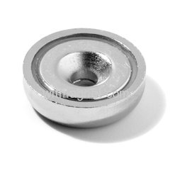 Powerful cup magnet Neodymium Round Base Magnet with Countersunk Hole for magnet hook