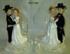 Poly resin Wedding figurine