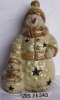 Ceramic Glazed Snowman / Santa Claus