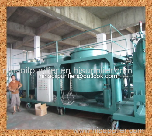 Engine oil regeneration vacuum distillation equipment waste automobile oil refinery