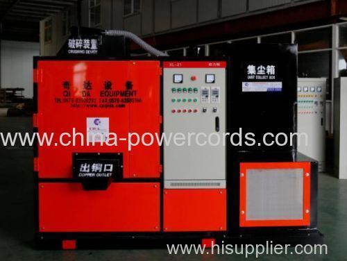 Dry-type copper recycling production line