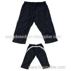 YJ-3024 Mens Lined Polyester Exercise Joggers Knee Shorts Half Pants