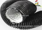High Temperature 5 Inch Round Flexible Duct Aluminum Foil PVC With Single Layer