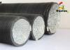 Commercial 12 Round HVAC Duct Aluminum PVC Lightweight Single Layer