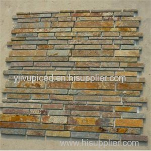 Rusty Yellow Slate Mosaic