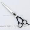 Stainless Steel Professional Pet Grooming Shears With Black Rubber Handle