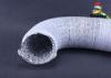 Industrial White Fire Rated Flexible Ducting Aluminum PVC Lightweight