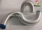 Elastic Collapsible Aluminum Air Duct Heat Resistant Customized With 9mm Ripple