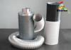 Aluminium 100mm Hepa Carbon Filter Durable Custom High Efficiency