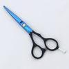 Multi - Color Ice Tempered Stainless Scissors 6 Inch With Curved Blade Type