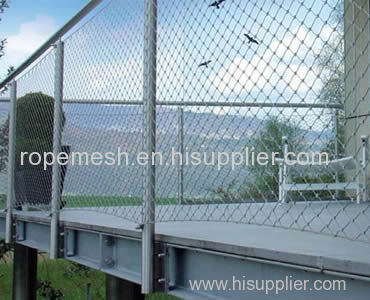 stainless steel balustrade rope mesh