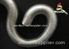 Eco Friendly Auto Exhaust Flex Pipe 4 Inch Silvery Customized Aluminum Fiberglass