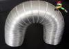 6 Inch Flexible Semi Rigid Aluminum Duct Silver Round For Hydroponic System