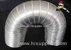 6 Inch Flexible Semi Rigid Aluminum Duct Silver Round For Hydroponic System