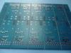 Double Sided Impedance Controlled PCB FR-4 1.2mm With Blue Solder Mask