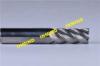 HRC65 High Hardness Tungsten Carbide Square End Mill With 35 / 45 Helix Angle