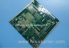 8 Layer Via In Pad PCB Immersion Gold 1.6mm Green Mask In GPRS Navigation