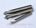 0.8 um Micro Grain Size Chamfer Cutting Tool / End Mill Cutter With Solid Carbide