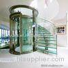 Glass Residential Elevators / House Elevator Lift With Capacity Range 320KG-400KG