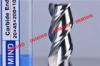 HRC50 End Mill Bits For Aluminum 3 Flute No Coating Grain Size 0.8 um Bright Surface
