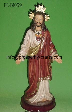 Poly resin Religious Figurine