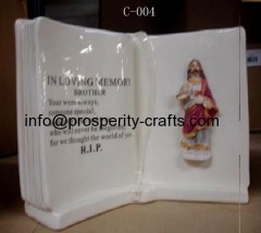 Religious Book (Porcelain / Polyresin / Ceramic)