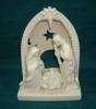 Porcelain Nativity set .