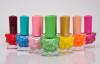 Nail polish many colors are offered