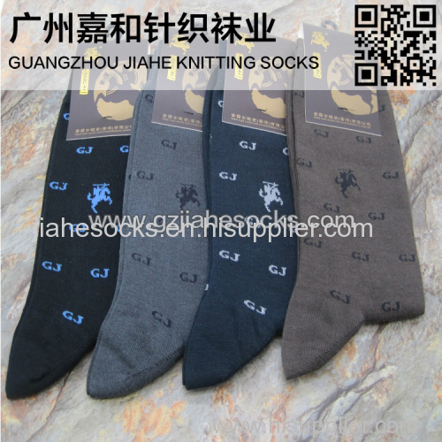 2016 New Design Patterned Cotton Men Dress Socks