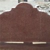 Red Granite Upright Memorial Headstones Markers Designs