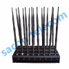 16 Bands Jammer VHF UHF Lojack 4G Wimax GPS cell phone blocker jammer