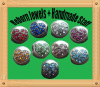 9pcs in 1 set color rhinestones heart large hole beads for european style n all diy jewelry making