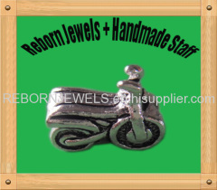 Motorbike large hole beads for european style n all jewelry making