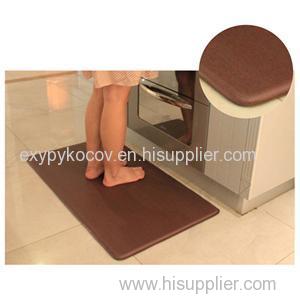 Wholesale anti fatigue PU foaming standing floor mat waterproof comfort desk floor mat for standing all day