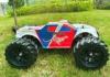 Brushless 4WD Electric RC Car / Monster Wheel 4X4 RC Truck Metal Chassis