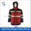 Red Safety Reflective Windbreaker Security Guard Coats Coveralls High Visibility Waterproof