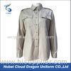 Women Military Tactical Shirts / Police Uniform Shirt With Shoulder Epaulets