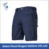 Navy Blue Tactical Short Pants / Military Combat Trousers Welt Pockets In Back