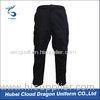XS - 5XL Poly Cotton Police Tactical Combat Pants Relaxed Fit Black Color