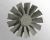 Vacuum investment casting steam turbine wheel with carbon steel