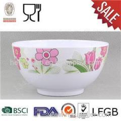 Food Grade Melamine Round Salad Bowl