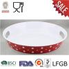 Factory Wholesale Custom Printing Melamine Round Tray