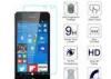 Microsoft Lumia 650 Anti Fingerprint Screen Protector Blue 2.5 D Toughened Glass