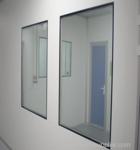 Pharmaceutical factory clean room windows