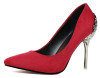Ladies suede stiletto heel pointy toe shoes