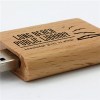 Book Shape Wood USB Flash Drives